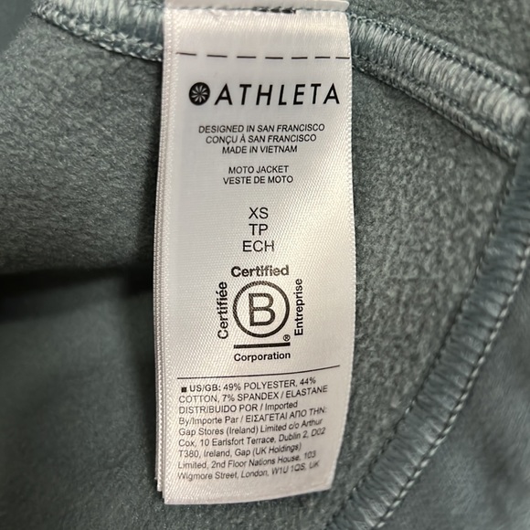 EUC Athleta Moto Jacket Size XS - Picture 9 of 10